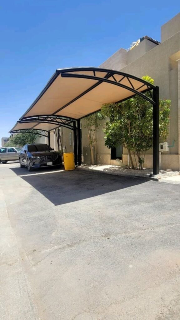 تفصيل مظلات مواقف سيارات قماش الرياض