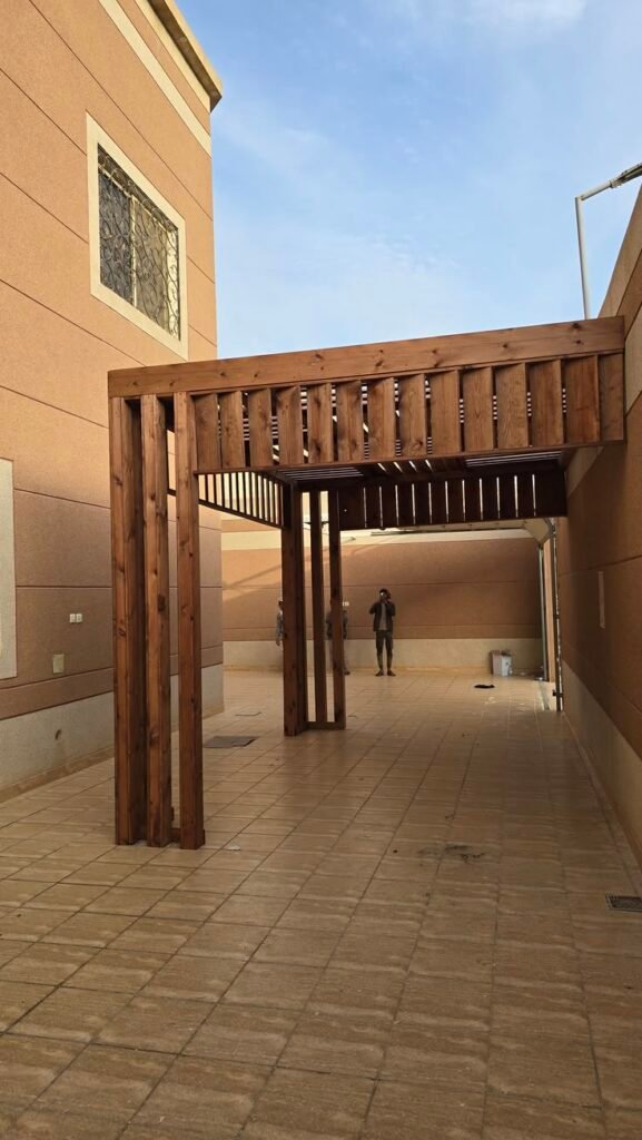 برجولات مداخل وممرات بالرياض